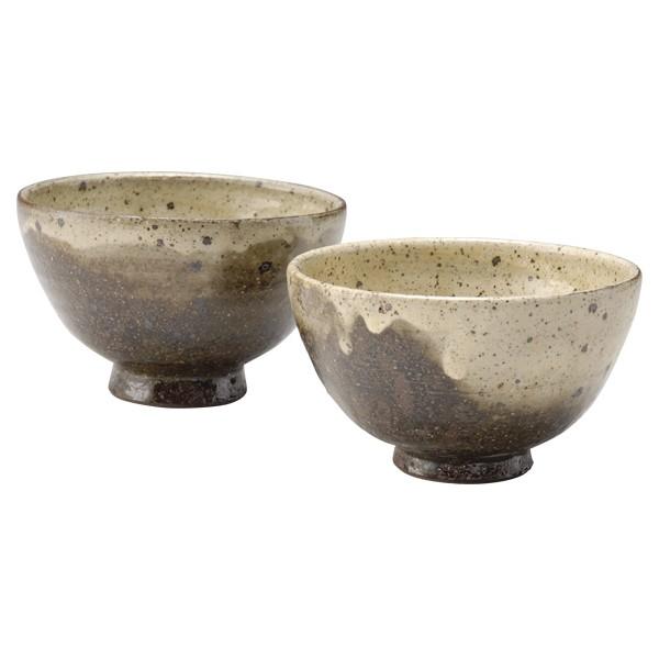 陶器 和風 茶碗 夫婦茶碗 セット 高級 和 モダン かわいい おしゃれ シンプル 信楽焼 日本製 こはく飯碗大 小セット G5 2903 G5 2904 326s こだわり雑貨本舗 通販 Yahoo ショッピング
