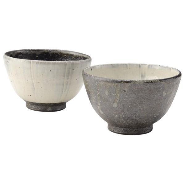 陶器 和風 茶碗 夫婦茶碗 セット 高級 和 モダン かわいい おしゃれ シンプル 信楽焼 日本製 オセロ飯碗白 黒セット G5 2905 G5 2906 326s こだわり雑貨本舗 通販 Yahoo ショッピング
