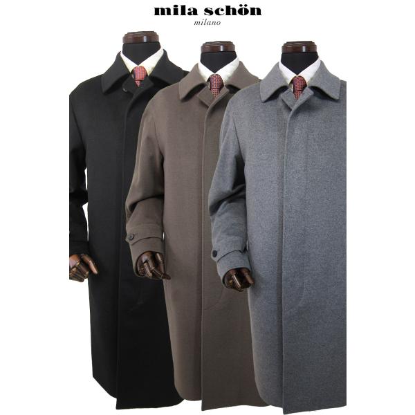 カシミヤ100%✨美品 ミラショーン ステンカラーコート アウター マキシ丈 mila schon（ミラショーン） コート 秋冬物 カシミヤ100％ ステン
