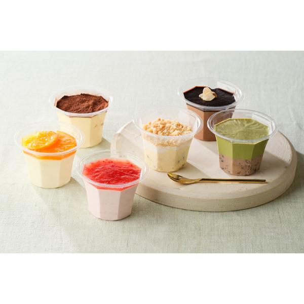 [Release date: March 28, 2025]豆腐メーカーが手掛けるソイスイーツは、生クリームの代わりに豆乳クリームを使用し、ほどよい甘さで、口あたりがやさしく、あと口はあっさり。6つの味を詰合せてお届けします。■内容量：オレ...