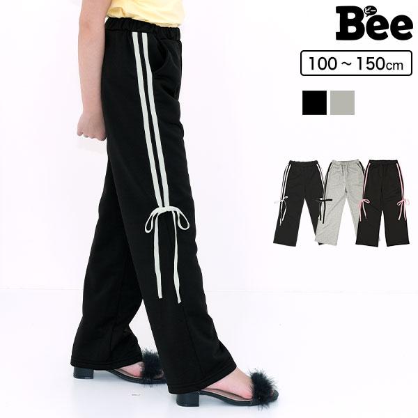 Bee des Bee ラインリボンパンツ 子供服 キッズ ジュニア 女の子 無地
