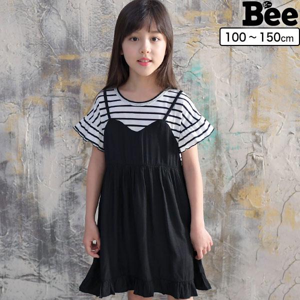 半袖ワンピース 韓国子供服 韓国子ども服 韓国こども服 Bee 春 夏 100 110 1 130 140 150 Shh 子供服bee 通販 Yahoo ショッピング