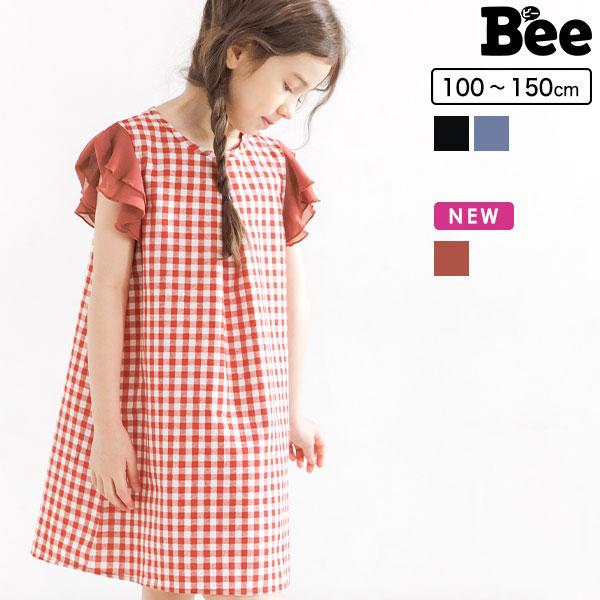 ノースリーブワンピース 韓国子供服 Bee キッズ 女の子 ギンガム チェック 春 夏 Shh015 子供服bee 通販 Yahoo ショッピング