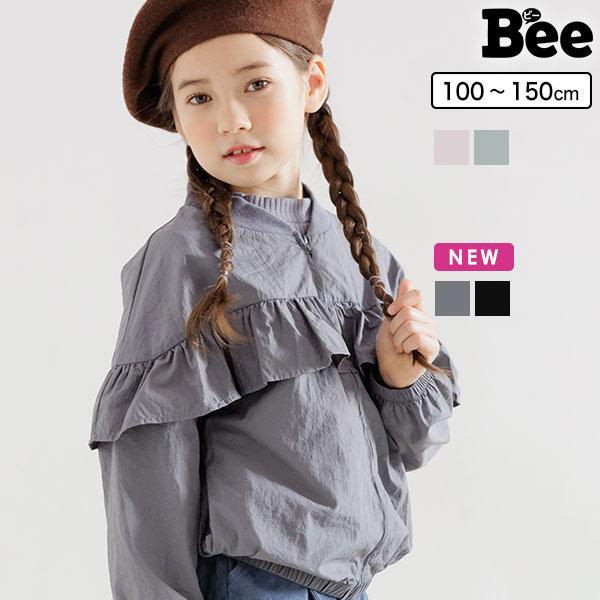 フリルブルゾン 女の子 子供服 子ども服 こども服 キッズ 秋 冬 100 110 1 130 140 150 フリル ポケット 無地 Aw新色 Taa 子供服bee 通販 Yahoo ショッピング