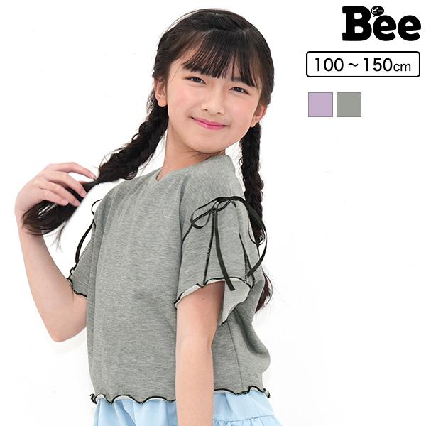 Bee des Bee 【夏物TIMESALE】 クロップド丈リボンメロウトップス T
