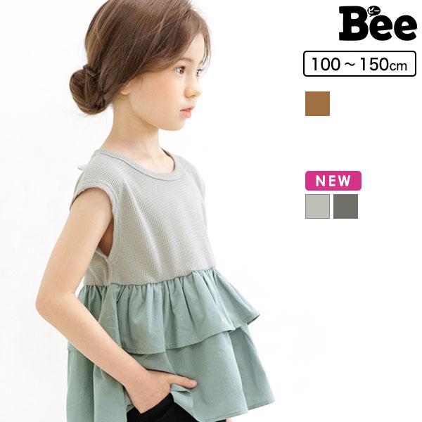 ノースリーブトップス 女の子 子供服 子ども服 こども服 キッズ 夏 100