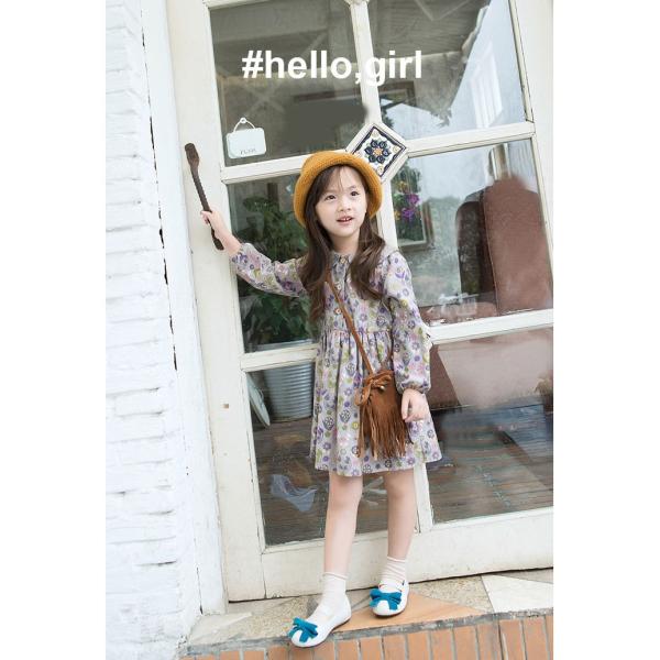 秋新作 キッズ 花柄 長袖 ワンピース 可愛い 長袖ワンピース フラワー 洋服 綿100 子供服 女の子 可愛い Aラインワンピース 子供用 ガールズ Buyee 日本代购平台 产品购物网站大全 Buyee一站式代购 Bot Online