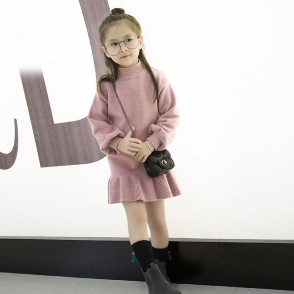 再入荷 秋冬新作 キッズ ニットワンピース 長袖 女の子 女児 ワンピース 膝上丈 ジュニア 子ども ワンピース トップス 女の子 子供用 結婚式 発表会 子供ドレス Buyee Buyee 日本の通販商品 オークションの代理入札 代理購入