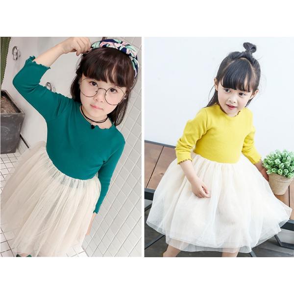 キッズ ワンピース 切替チュールワンピース チュールスカート 子供服 女の子 可愛い 長袖ワンピース Aラインワンピース 子供用 ベビー韓国子供服 秋新作 Buyee Buyee Japanese Proxy Service Buy From Japan Bot Online