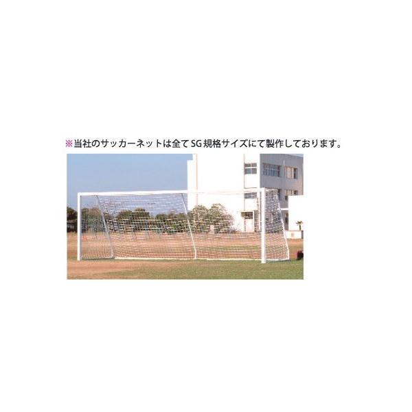 一般用 スタンダードタイプサッカーゴールネット ２枚組 110dt 240本 12cm四角目 ブラック 日本製 設備 備品 スポーツ 特注サイズ承ります Football Net こども良品ヤフー店