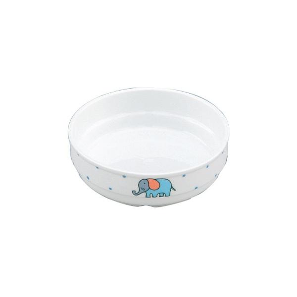 No245 ぞうさん食器 完全送料無料 スタッキング平皿 小 給食企画体 ダイアセラム ５枚セットまとめ買い