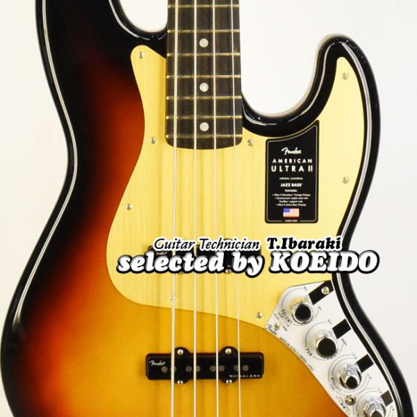 ベース FENDER American Ultra II Jazz Bass Fender American Ultra II Jazz Bass Noble Blue エレキベース