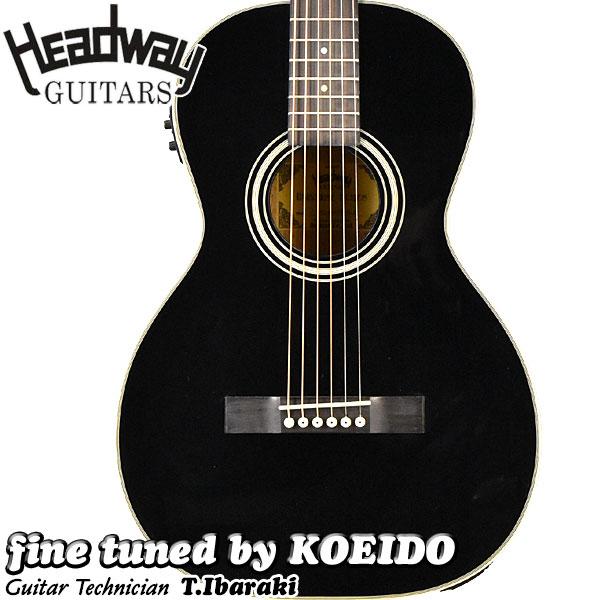 【美品】HEADWAY エレアコ ギター HG-MATE BLK Sケース付 Headway アコースティックギター Headway HG-MATE BLK（アウトレット