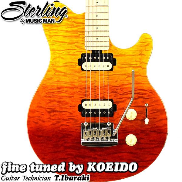 Music Man Sterling by MUSICMAN S.U.B Series AX3QM Spectrum Red