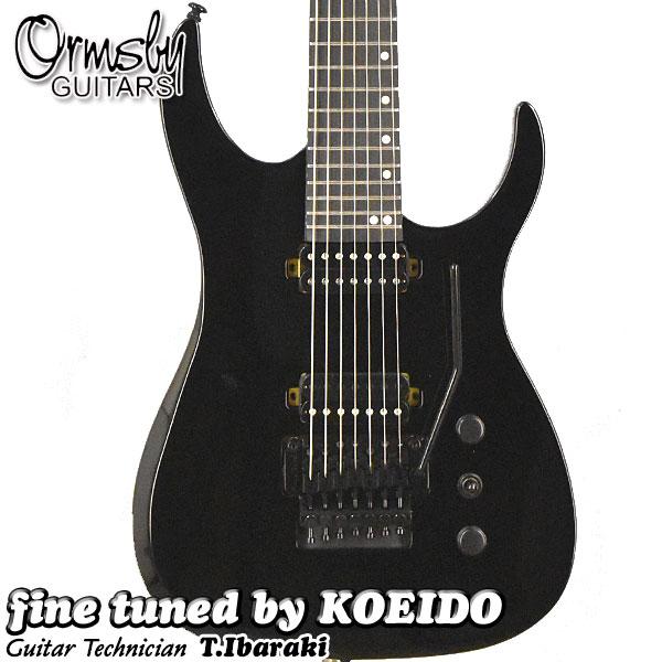 Ormsby Guitars HYPE G7 FLOYD MH TB (TUXEDO BLACK)（DEXCORE Yumeto