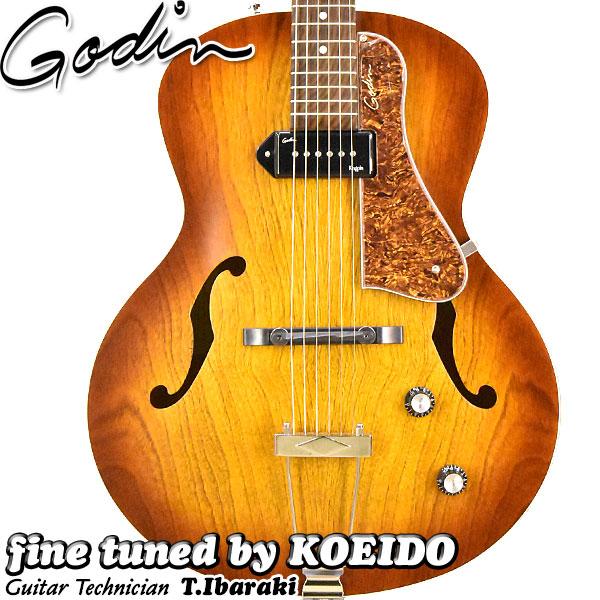 Godin 5th Avenue Kingpin P90 Cognac Burst ゴダン キングピン