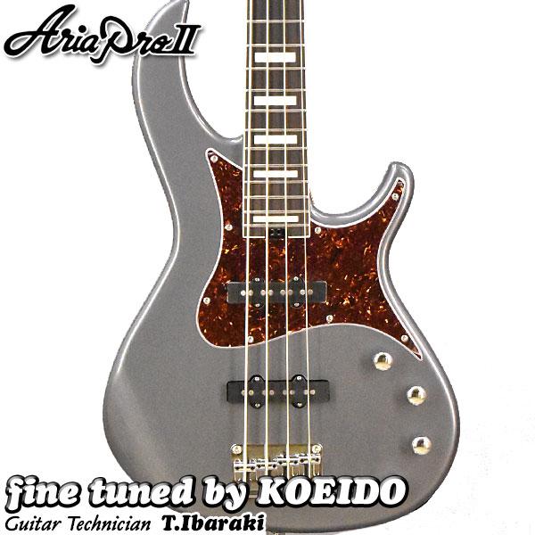 Aria ProII RSB-800 CM(Charcoal Metallic)（クリップチューナー付き） アリア エレキベース