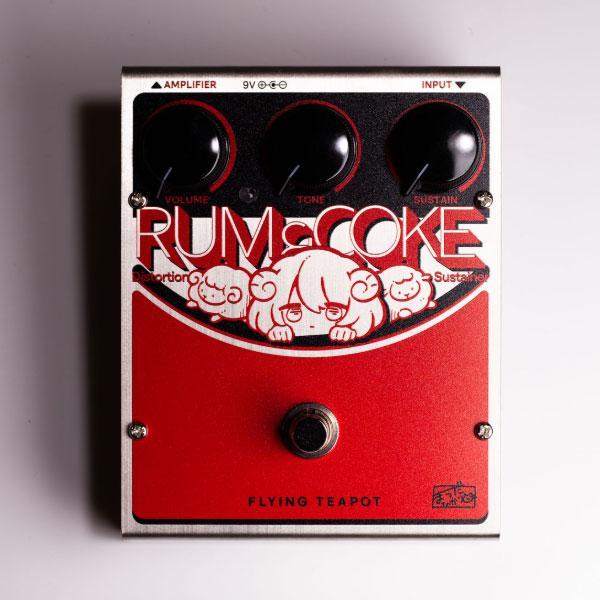 ギター flying teapot / Rum and Coke Red flying teapot Rum and Coke RED ファズペダル flyingteapot