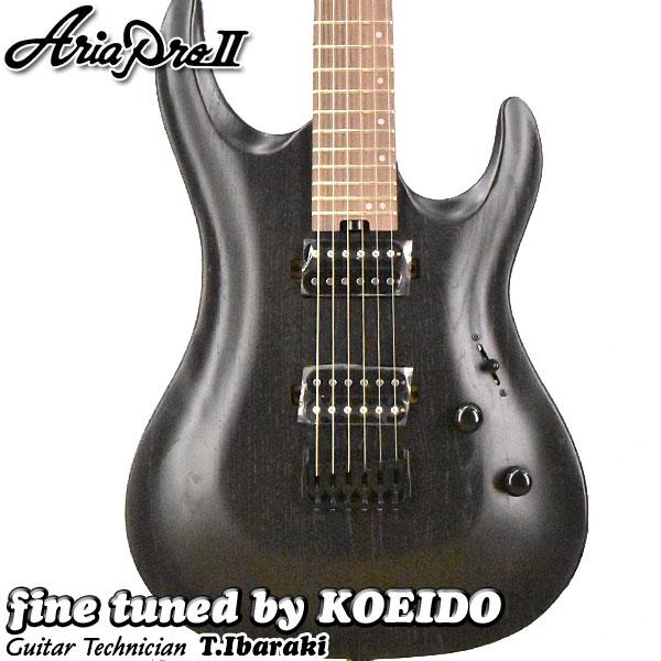 Aria Proll ProII MAC-D600 STBK(フレットラップ＆スペア弦付き)アリア