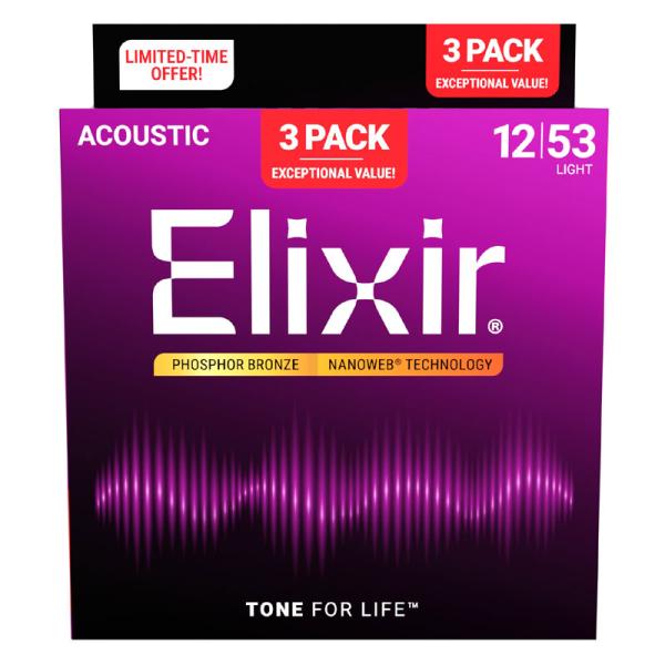 Elixir（エリクサー） Elixir Acoustic Guitar Strings Phosphor