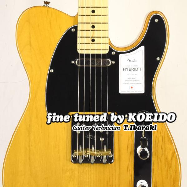 Fender Made in Japan Hybrid II Telecaster Vintage Natural(Fine Tuned by KOEIDO)(r[Tt)@tF_[@eLX^[ GLM^[