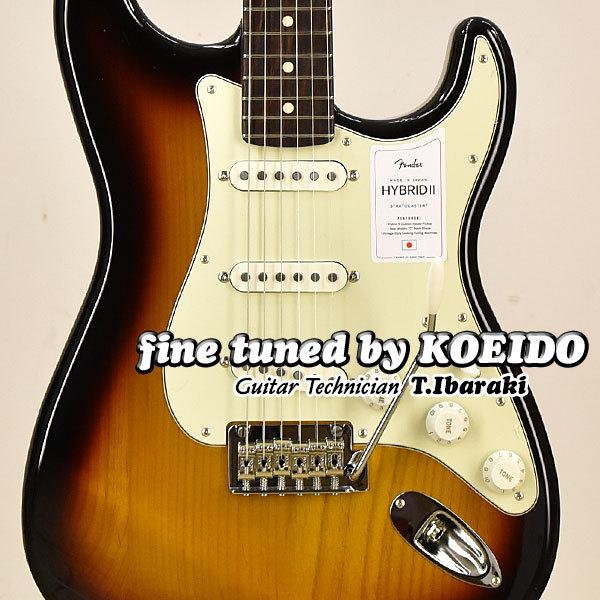 Fender エレキギター Made in Japan Hybrid II Stratocaster 3TS