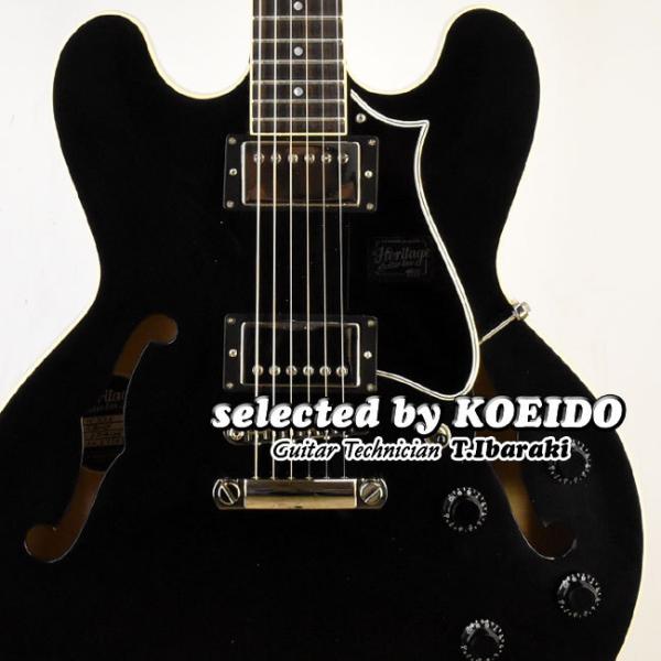 Heritage H-535 Ebony セミアコ USA製 Standard Collection H-535 Electric Guitar with Case, Ebony