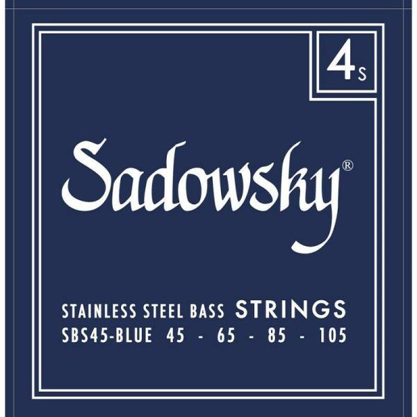 SADOWSKY SBS45 Blue Stainless Steel エレキベース弦ブルーラベル (定形外郵便発送)