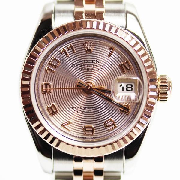 ROLEX ロレックス K18PG/SS ピンクコンセントリック/アラビア 
