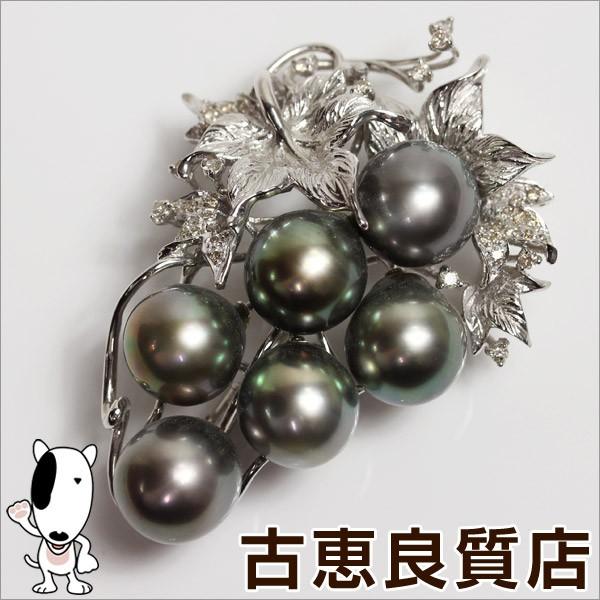 お買い得!】 K18WGブローチ スカーフや洋服のアクセントに!☆ ペンダント ブドウモチーフ/中古/質屋出店/あすつく 27.5g ダイヤ0.50ct 11mm 真珠 パール ホワイトゴールド 黒蝶真珠 - レディースアクセサリー お買い得!】 K18WGブローチ スカーフや洋服のアクセントに!☆ ペンダント ブドウモチーフ/中古/質屋出店/あすつく 27.5g ダイヤ0.50ct 11mm 真珠 パール ホワイトゴールド 黒蝶真珠 - レディースアクセサリー