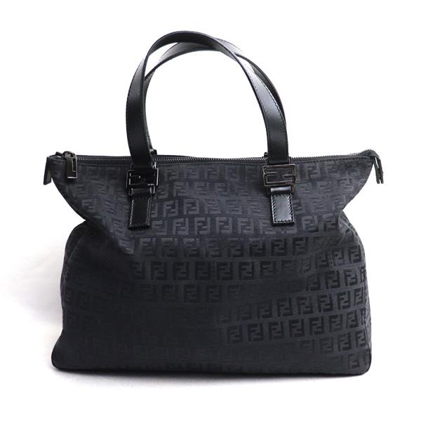 FENDI フェンディ ズッキーノ トートバッグ 8BH138 ブラック 