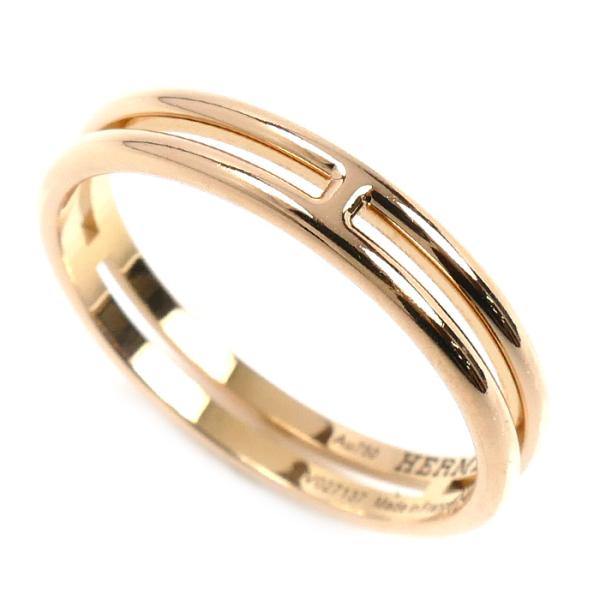 HERMES（エルメス） K18PG ピンクゴールド アリアンヌ リング・指輪
