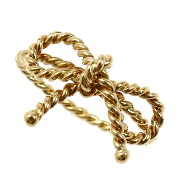 TIFFANY&Co.（ティファニー） K18YG イエローゴールド ツイスト リボン
