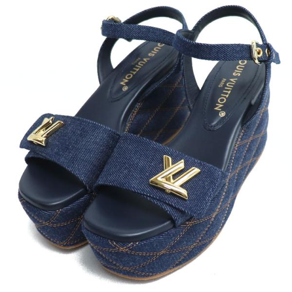 LOUIS VUITTON ルイ・ヴィトン シェイクライン デニム サンダル LOUIS VUITTON ルイ・ヴィトン シェイクライン デニム サンダル