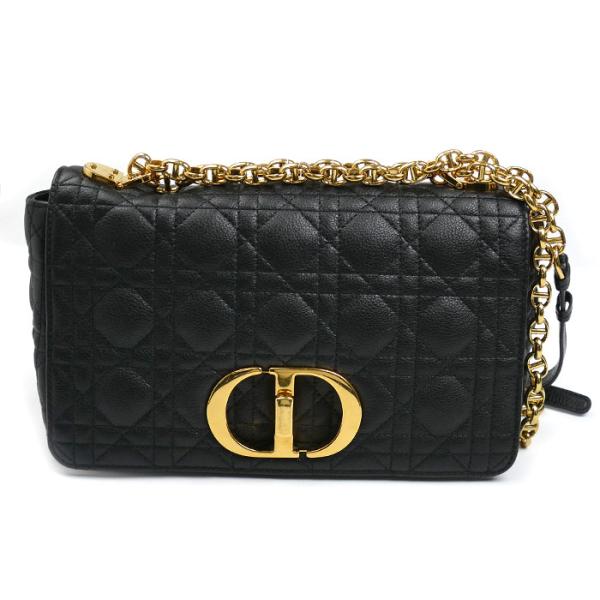 Christian Dior クリスチャンディオール カロ ミディアム カナージュ