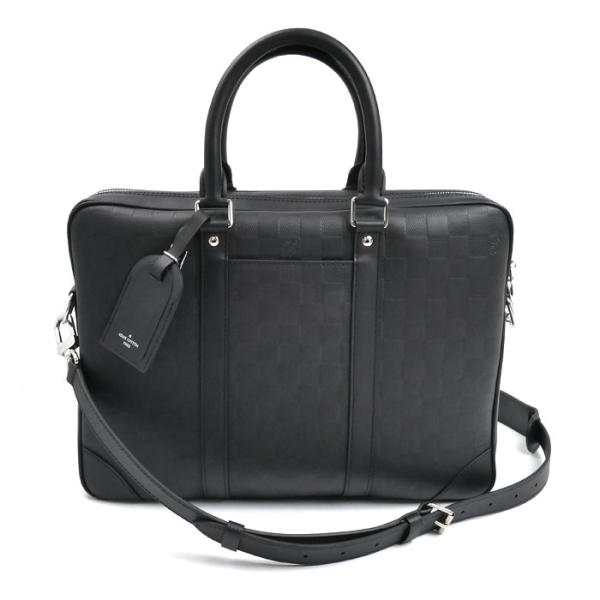 ルイ・ヴィトン ダミエ ビジネスバッグ ブラック LOUIS VUITTON（ルイ・ヴィトン） PDV ビジネスバッグ ダミエ