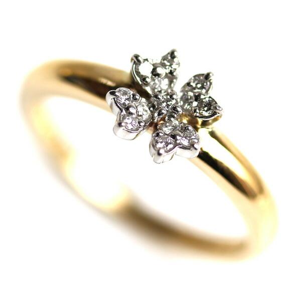 Vendome Aoyama ヴァンドーム青山 K18YG イエローゴールド Pt900プラチナ リング・指輪 ダイヤモンド 11号 3.3g  MR5479 レディース 中古 :ha22-1126-6:古恵良販売 - 通販 - Yahoo!ショッピング