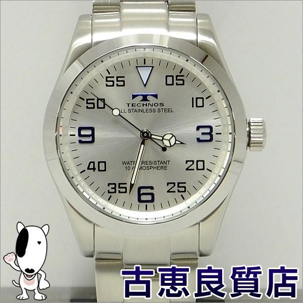 新品 未使用品 買取品 Technos テクノス メンズウォッチ 腕時計 39mm 10気圧防水 Qz クォーツ シルバー文字盤 T2486ss Hon Hiwa 古恵良販売 通販 Yahoo ショッピング