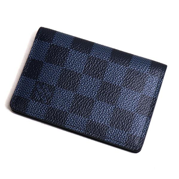 ルイヴィトン カードケース パスケース ダミエ コバルト N63210-