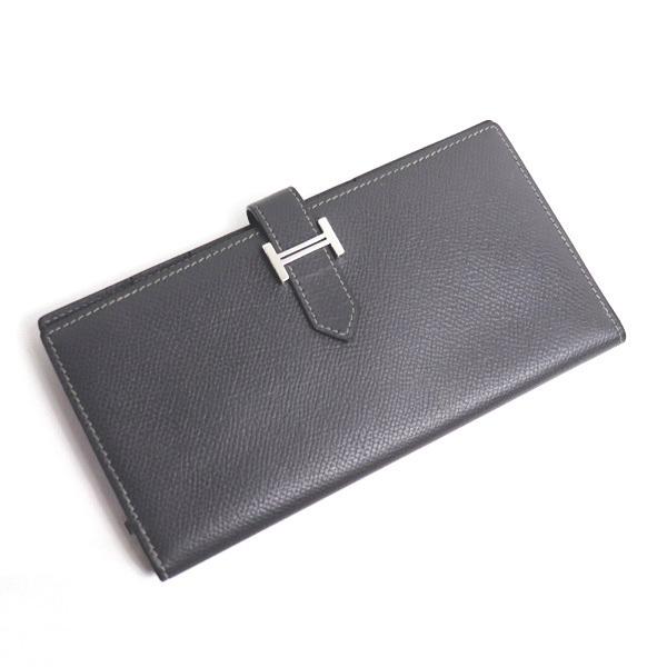 エルメス Hermes ベアン 二つ折り長財布 R刻印 ヴォーエプソン メンズ レディース グレー 中古 K 1916 1 古恵良販売 通販 Yahoo ショッピング