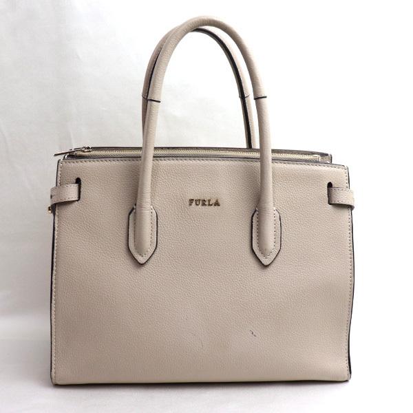 フルラ FURLA ハンドバッグトートバッグ 994199 グレーベージュ/中古 