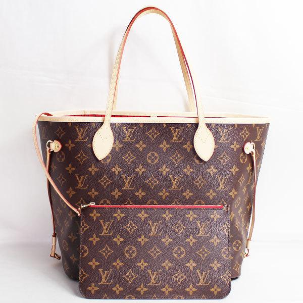 LV lv ルイヴィトン LOUIS VUITTON モノグラム ネヴァーフルMM ポーチ