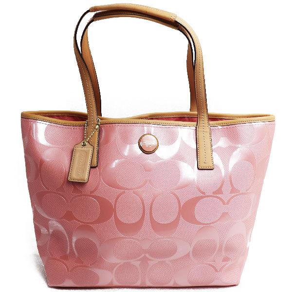 COACH コーチ シグネチャー トートバッグ F23621 ピンク/ライト