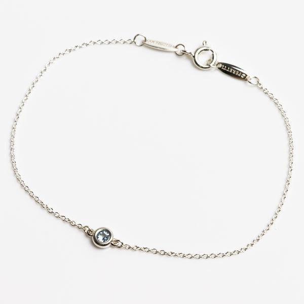 ご予約品】 定価5万円以上Tiffany ブレスレット アクアマリン asakusa