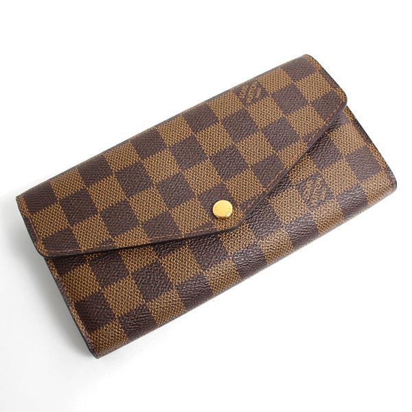 お買い得 LOUIS VUITTON ルイヴィトン 二つ折り長財布 ダミエ
