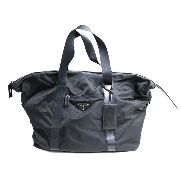 プラダ PRADA ボストンバッグ ナイロン V49Z ブラック/中古/質屋出店  