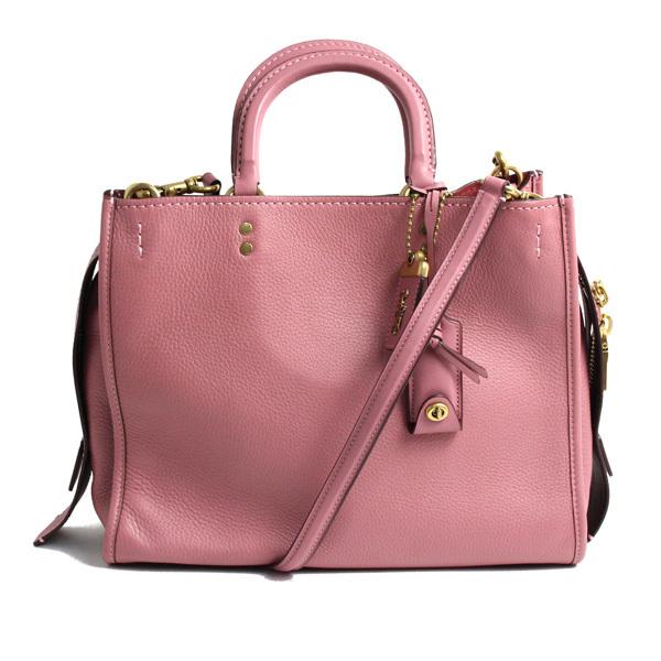 COACH コーチ ローグ グラブタン レザー トートバッグ 2way ショルダー  