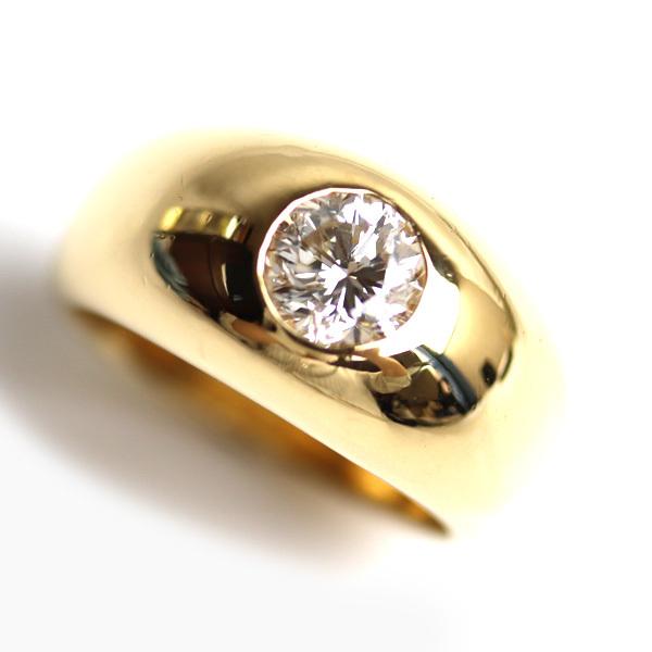 SALE／75%OFF】 K18 ダイヤモンド指輪 10号 ゴールドカラー 18金 上品 