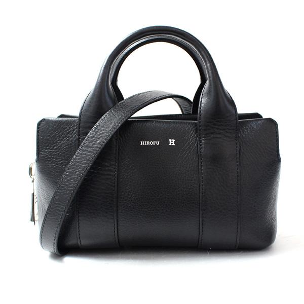ヒロフ HIROFU ランポ S レザーハンドバッグ 2Wayショルダーバッグ 
