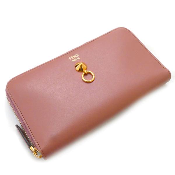 FENDI フェンディ バイザウェイ 長財布 ラウンドファスナー イングリッシュローズピンク 8M0299 SME F10DU レディース【中古】 FENDI（フェンディ） バイザウェイ 長財布 ラウンドファスナー